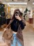Louis Vuitton Dark Brown Reykjavik Scarf M78125