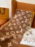 Louis Vuitton LV Essential Scarf In Brown Wool M78935