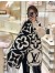 Louis Vuitton Black LV Medallion Scarf M79212