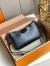 Louis Vuitton Easy Pouch On Strap In Black Epi Leather M80471