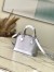 Louis Vuitton Alma Nano Bag In Silver Epi Leather M82682