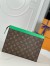 Louis Vuitton Pochette Voyage MM in Monogram Macassar Canvas M82854