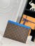 Louis Vuitton Pochette Voyage MM in Monogram Macassar Canvas M82856