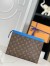 Louis Vuitton Pochette Voyage MM in Monogram Macassar Canvas M82856