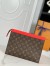 Louis Vuitton Pochette Voyage MM in Monogram Macassar Canvas M82857