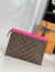 Louis Vuitton Pochette Voyage MM in Monogram Macassar Canvas M82858