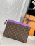 Louis Vuitton Pochette Voyage MM in Monogram Macassar Canvas M82859