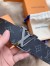 Louis Vuitton LV Initiales 40MM Reversible Belt In Monogram Eclipse Canvas M9043S