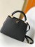 Louis Vuitton Capucines BB Bag in Black Taurillon Leather M94755