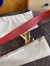 Louis Vuitton LV Initiales 30MM Reversible Belt In Monogram Canvas M9498U