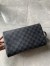Louis Vuitton Dopp Kit Toilet Pouch In Damier Graphite Canvas N40127
