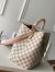 Louis Vuitton NeoNoe MM With Braided Handle Damier Azur Canvas N40344