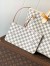Louis Vuitton Neverfull MM Bag in Damier Azur Canvas N40603