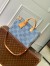 Louis Vuitton Keepall Bandouliere 05 Bag in Damier Denim 3D Canvas N40701