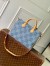 Louis Vuitton Keepall Bandouliere 05 Bag in Damier Denim 3D Canvas N40701