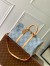 Louis Vuitton Keepall Bandouliere 50 Bag in Damier Denim 3D Canvas N40739