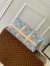 Louis Vuitton Keepall Bandouliere 50 Bag in Damier Denim 3D Canvas N40739
