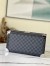 Louis Vuitton 8 Watches Case In Damier Graphite Canvas N48226