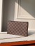 Louis Vuitton Croisette Chain Wallet In Damier Ebene Canvas N60287