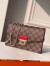Louis Vuitton Croisette Chain Wallet In Damier Ebene Canvas N60288