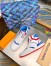 Louis Vuitton Men's Rivoli High-top Sneakers In White Leather