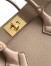 Louis Vuitton On My Side PM Bag in Galet Calfskin and Mahina Leather M20600