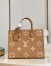 Louis Vuitton OnTheGo MM Bag In Bicolor Monogram Empreinte Leather M45982