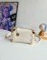 Louis Vuitton Side Trunk PM Bag in Chalk Leather M23915