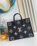 Louis Vuitton OnTheGo MM Bag In Bicolor Empreinte Leather M45495