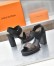 Louis Vuitton Star Trail Sandals in Calfskin and Monogram Canvas