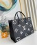Louis Vuitton OnTheGo MM Bag In Bicolor Empreinte Leather M45495