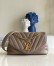 Louis Vuitton LV New Wave Chain MM Bag In Taupe Leather M58550