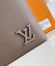 Louis Vuitton Takeoff Pouch in Mocha LV Aerogram Leather M11485
