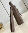 Louis Vuitton Takeoff Pouch in Mocha LV Aerogram Leather M11485