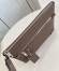Louis Vuitton Takeoff Pouch in Mocha LV Aerogram Leather M11485