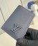 Louis Vuitton Pocket Organizer in Navy Blue LV Aerogram Leather M11489