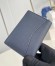 Louis Vuitton Pocket Organizer in Navy Blue LV Aerogram Leather M11489