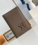 Louis Vuitton Pocket Organizer in Mocha LV Aerogram Leather M11490
