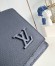 Louis Vuitton Multiple Wallet in Navy Blue LV Aerogram Leather M11531