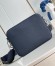 Louis Vuitton Fastline Messenger Bag in Navy Blue LV Aerogram Leather M11600