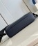 Louis Vuitton Avenue Messenger Bag in Black Taiga Leather