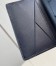 Louis Vuitton Pocket Organizer in Navy Blue LV Aerogram Leather M11489