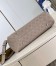 Louis Vuitton Hand It All MM Bag in Galet Mahina Leather M24133