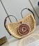 Louis Vuitton Croissant MM Bag in Natural Raffia M24811