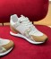 Louis Vuitton Women's Run Away Sneakers in Damier Azur with Leather