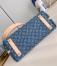 Louis Vuitton CarryAll MM Bag In Monogram Denim M46855
