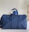 Louis Vuitton Keepall Bandouliere 50 Bag In Monogram Shadow Leather M45731