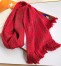 Louis Vuitton Red Logomania Scarf M72432