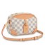 Louis Vuitton Mini Deauville Bag In Damier Azur Canvas N50048