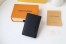 Louis Vuitton Pocket Organizer In Black Taiga Leather M30787